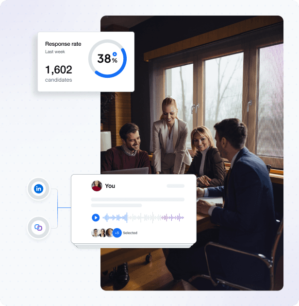 Improve candidate response rates with automated LinkedIn outreach campaigns